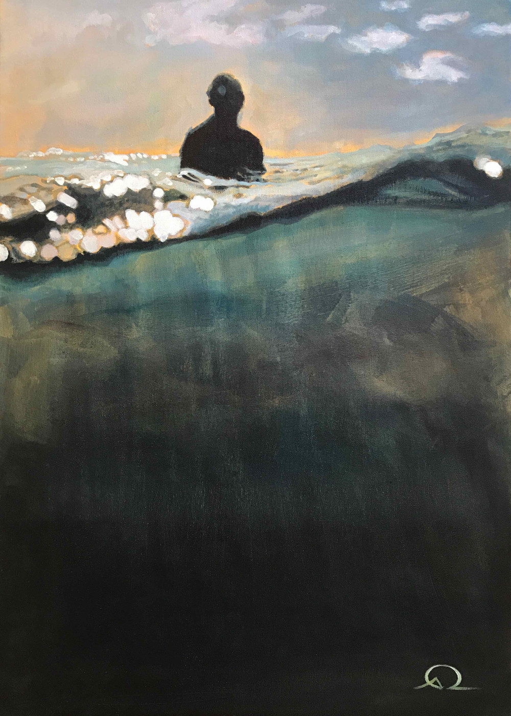 peinture ocean surf