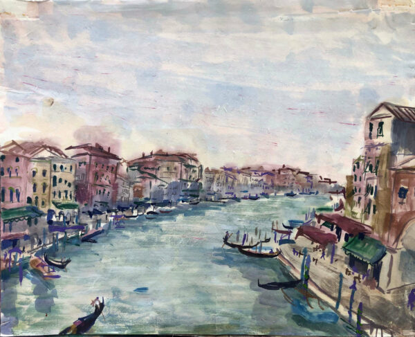 peinture Venise grand canal
