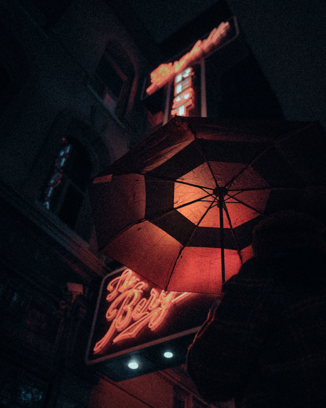 photo rouge parapluie