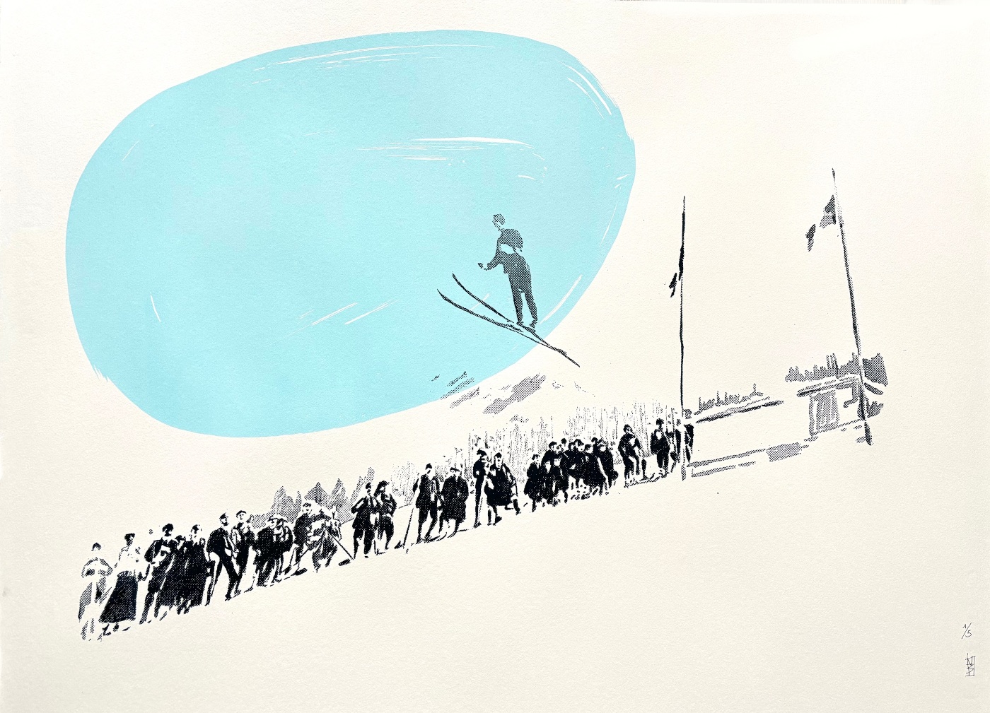 œuvre saut ski compétition