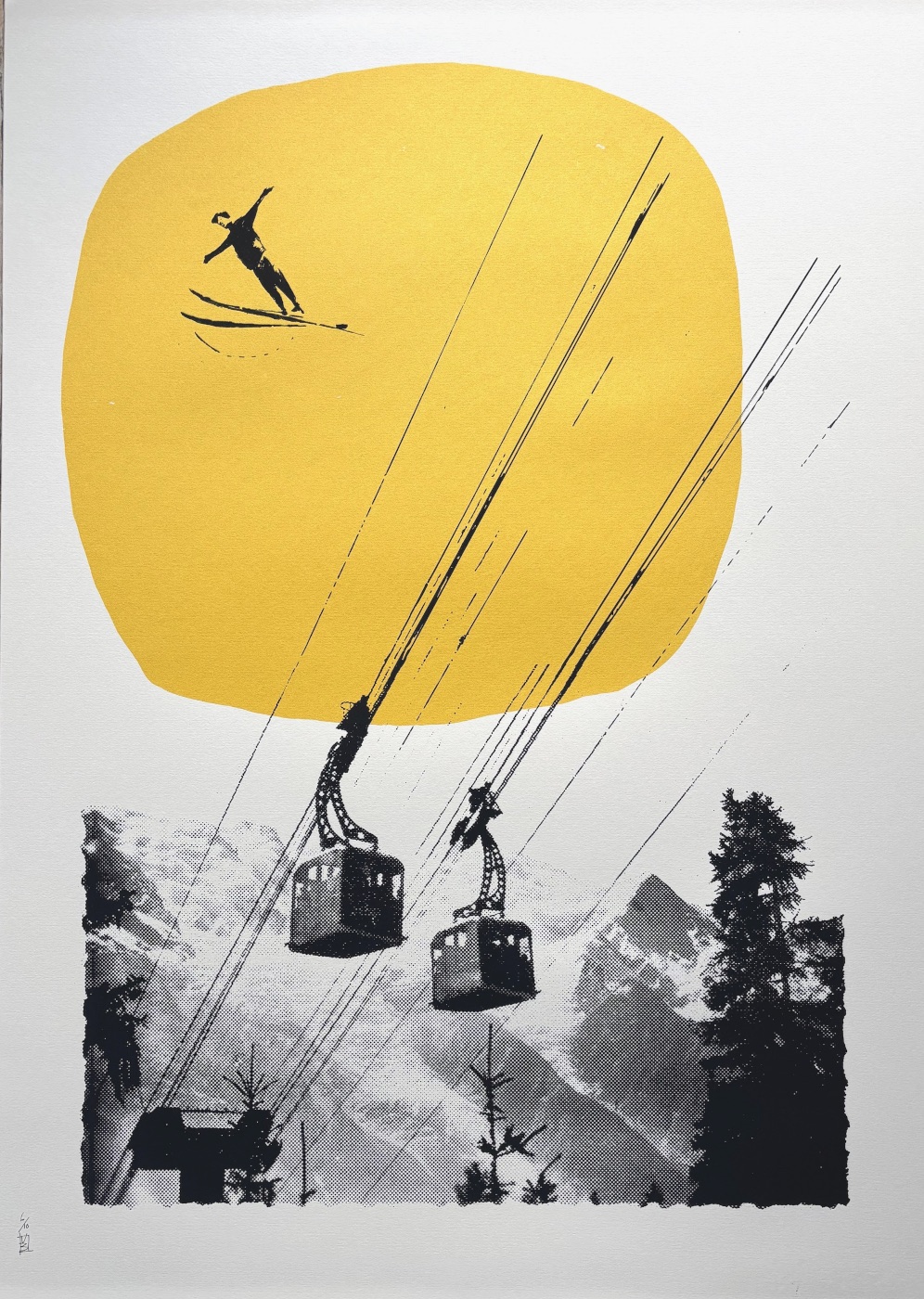 Le Téléphérique - jaune