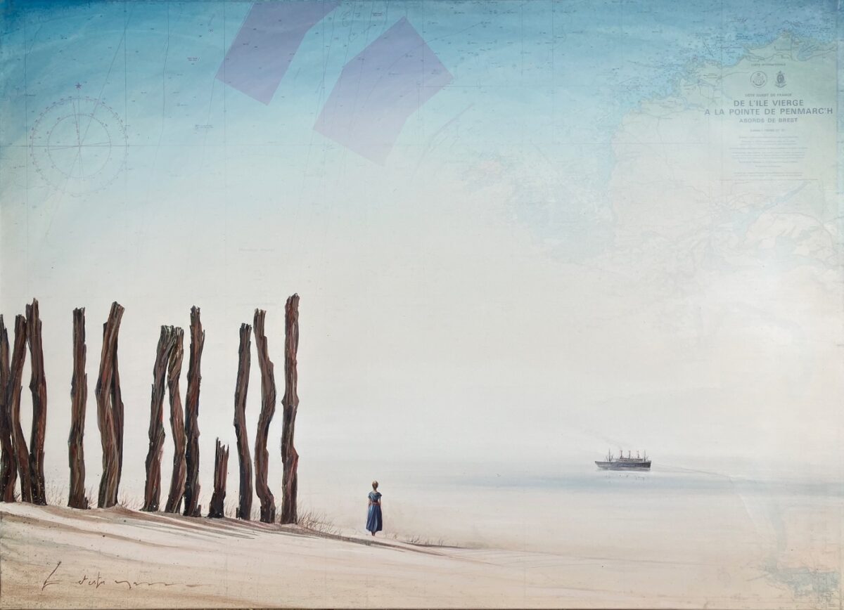 oeuvre dune sable mer