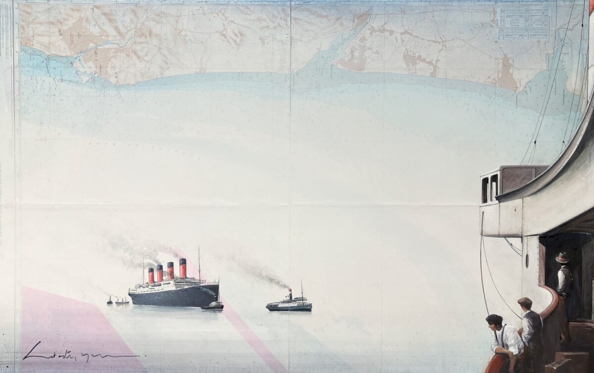 art marin bateau peinture